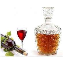 Load image into Gallery viewer, 1PC Glass Whiskey Liquor Wine Drinks Decanter Crystal Bottle