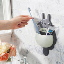 Load image into Gallery viewer, Toothbrush Wall Mount Holder Cute Totoro Sucker Suction Bathroom