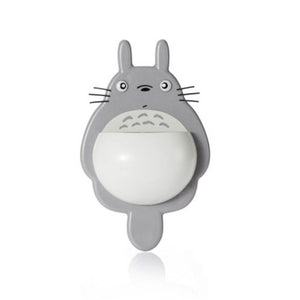 Toothbrush Wall Mount Holder Cute Totoro Sucker Suction Bathroom