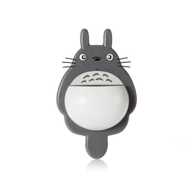 Toothbrush Wall Mount Holder Cute Totoro Sucker Suction Bathroom