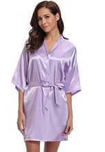 Load image into Gallery viewer, Robe Kimono en soie peignoir femmes soie Robes de demoisel