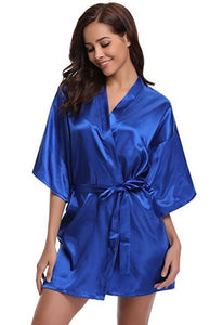 Robe Kimono en soie peignoir femmes soie Robes de demoisel