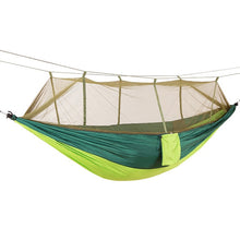 Load image into Gallery viewer, Hamac 1-2 Person Portable Outdoor Camping  with Mosquito Net High Strength Parachute