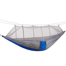 Load image into Gallery viewer, Hamac 1-2 Person Portable Outdoor Camping  with Mosquito Net High Strength Parachute