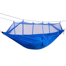 Load image into Gallery viewer, Hamac 1-2 Person Portable Outdoor Camping  with Mosquito Net High Strength Parachute