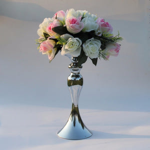 Gold Candle Holders 50cm/20" Metal Candlestick Flower Vase