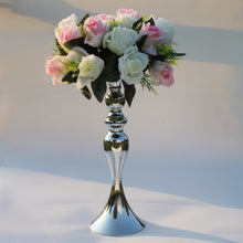 Load image into Gallery viewer, Gold Candle Holders 50cm/20&quot; Metal Candlestick Flower Vase