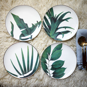 Lot Assiette plate nature European