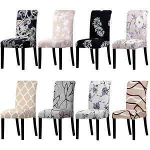 Printing Cover Chair big elastic seat chair slipcovers Restaurant home decoration