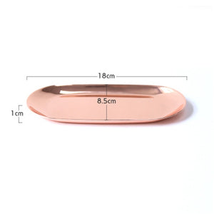 Plateau Nordic rose gold Metal luxury