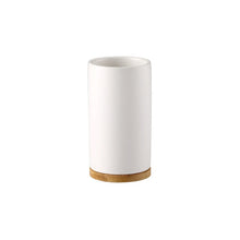 Load image into Gallery viewer, Ceramic Bamboo Bathroom Tumblers Teeth Brushing Cup Bathroom Emulsion