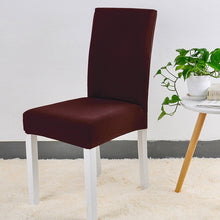 Load image into Gallery viewer, Chair Cover Stretch Elastic Dining Seatl Anti-dirty Removable