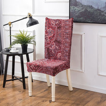 Load image into Gallery viewer, Chair Cover Stretch Elastic Dining Seatl Anti-dirty Removable