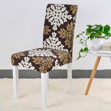 Load image into Gallery viewer, Chair Cover Stretch Elastic Dining Seatl Anti-dirty Removable