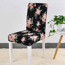 Load image into Gallery viewer, Chair Cover Stretch Elastic Dining Seatl Anti-dirty Removable