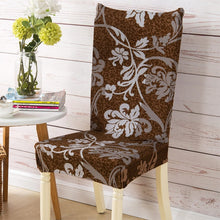 Load image into Gallery viewer, Chair Cover Stretch Elastic Dining Seatl Anti-dirty Removable