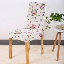 Load image into Gallery viewer, Chair Cover Stretch Elastic Dining Seatl Anti-dirty Removable