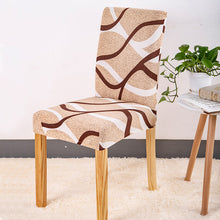 Load image into Gallery viewer, Chair Cover Stretch Elastic Dining Seatl Anti-dirty Removable