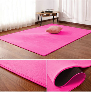 Tapis Nordique corail velours tapis salon tapis de sol chambre