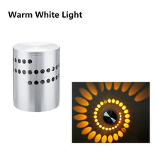 Load image into Gallery viewer, Spiral Hole LED Wall Light Effect Wall Lamp With Remote Controller Colorful Wandlamp For Party