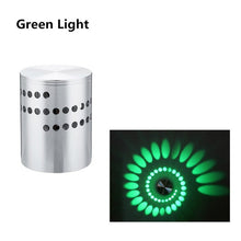 Load image into Gallery viewer, Spiral Hole LED Wall Light Effect Wall Lamp With Remote Controller Colorful Wandlamp For Party