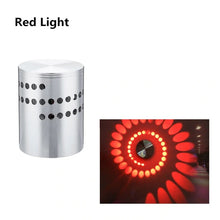 Load image into Gallery viewer, Spiral Hole LED Wall Light Effect Wall Lamp With Remote Controller Colorful Wandlamp For Party