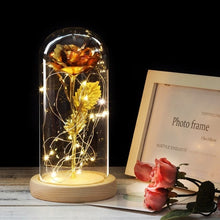 Load image into Gallery viewer, Colour Beauty And The Beast Red Rose  Gifts LED Rose