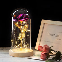 Load image into Gallery viewer, Colour Beauty And The Beast Red Rose  Gifts LED Rose