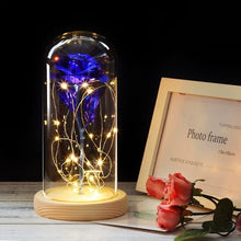 Load image into Gallery viewer, Colour Beauty And The Beast Red Rose  Gifts LED Rose