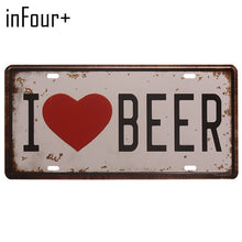 Load image into Gallery viewer, New Hot Plate Meyal Beer Car Number Sign Bar Pub Cafe Home Decor