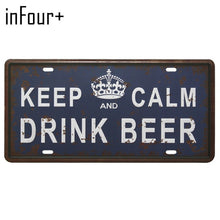 Load image into Gallery viewer, New Hot Plate Meyal Beer Car Number Sign Bar Pub Cafe Home Decor