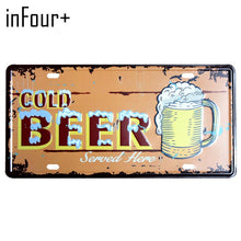 Load image into Gallery viewer, New Hot Plate Meyal Beer Car Number Sign Bar Pub Cafe Home Decor