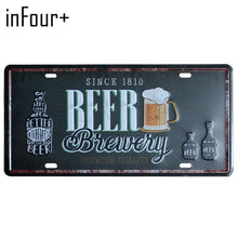 Load image into Gallery viewer, New Hot Plate Meyal Beer Car Number Sign Bar Pub Cafe Home Decor