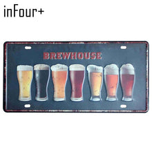 Load image into Gallery viewer, New Hot Plate Meyal Beer Car Number Sign Bar Pub Cafe Home Decor