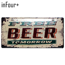 Load image into Gallery viewer, New Hot Plate Meyal Beer Car Number Sign Bar Pub Cafe Home Decor