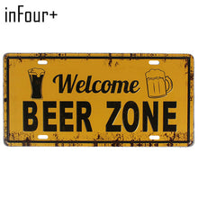 Load image into Gallery viewer, New Hot Plate Meyal Beer Car Number Sign Bar Pub Cafe Home Decor