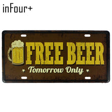 Load image into Gallery viewer, New Hot Plate Meyal Beer Car Number Sign Bar Pub Cafe Home Decor