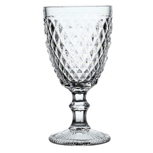 Wine Glass Cups Retro Vintage Relief Red Wine Cup 300ml