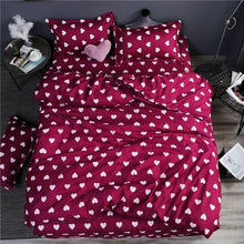 Load image into Gallery viewer, summer bedding set green duvet cover bed bedclothes 4pcs bed home textile