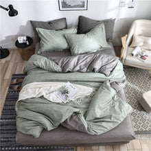 Load image into Gallery viewer, summer bedding set green duvet cover bed bedclothes 4pcs bed home textile