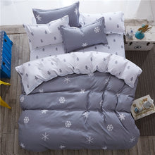 Load image into Gallery viewer, summer bedding set green duvet cover bed bedclothes 4pcs bed home textile