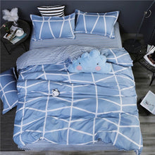 Load image into Gallery viewer, summer bedding set green duvet cover bed bedclothes 4pcs bed home textile