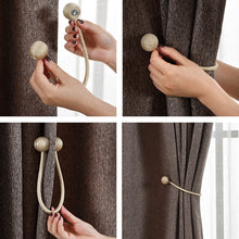 Load image into Gallery viewer, Magnetic Pearl Ball Curtain Tiebacks  Holdbacks Buckle Accessoires