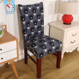 Cover Elastic Printing Dining Chair Slipcover Modern Removable Anti-dirty