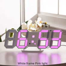 Load image into Gallery viewer, Wall Clock Modern Design Digital Nightlight For Home Living Room Decoration