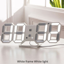 Load image into Gallery viewer, Wall Clock Modern Design Digital Nightlight For Home Living Room Decoration