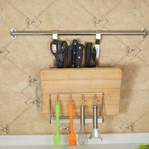 Stainless Steel Multifunction Storage Rack Wall-Mounted