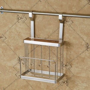 Stainless Steel Multifunction Storage Rack Wall-Mounted