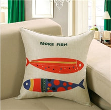 Load image into Gallery viewer, Fashion Square Sofa Bed Cotton Pillow Print Pattern Modern Seat Cushion