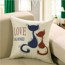 Load image into Gallery viewer, Fashion Square Sofa Bed Cotton Pillow Print Pattern Modern Seat Cushion